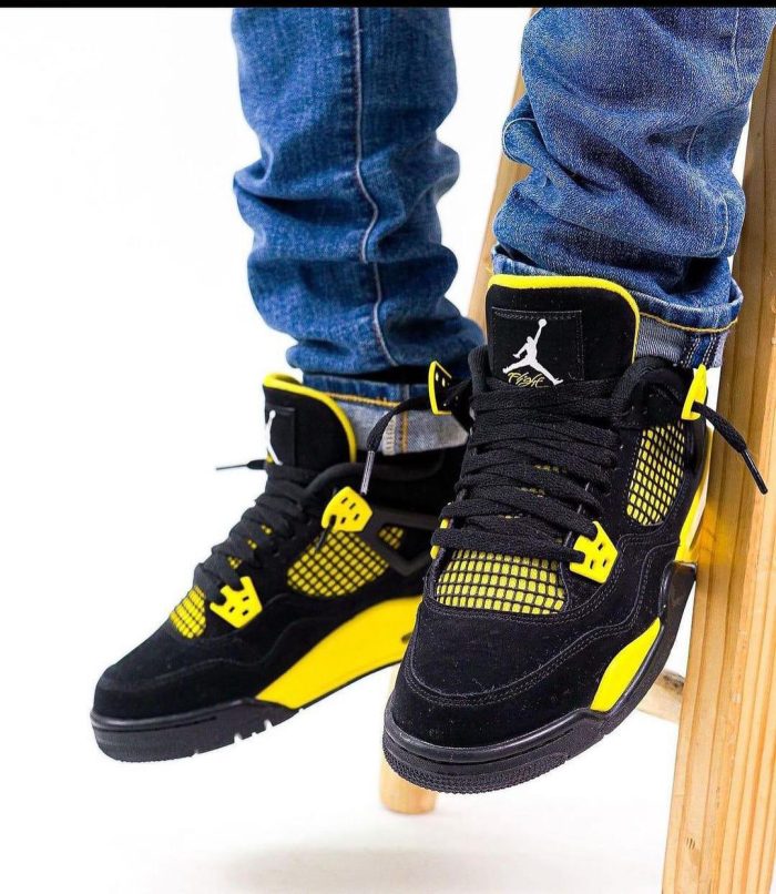 Jordan 4 Black & Yellow